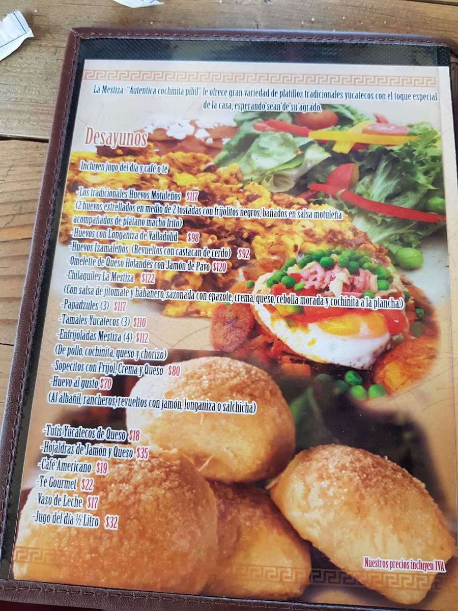 Comida Artesanal Yucateca Menu - Image 3